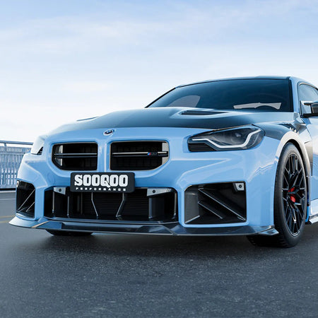 SOOQOO - BMW M2 G87 DRY CARBON FIBER HOOD BONNET - Aero Carbon UK