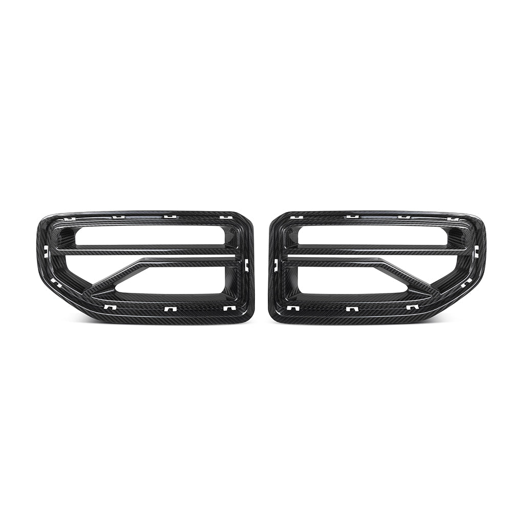 SOOQOO - BMW M2 G87 DRY CARBON FIBRE FRONT GRILLE V2 - Aero Carbon UK
