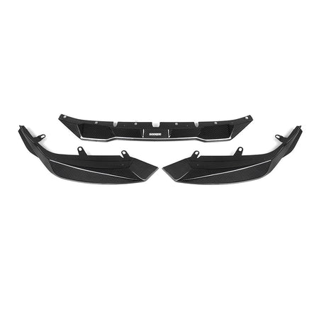 SOOQOO - BMW M2 G87 DRY CARBON FIBRE FRONT LIP V2 - Aero Carbon UK