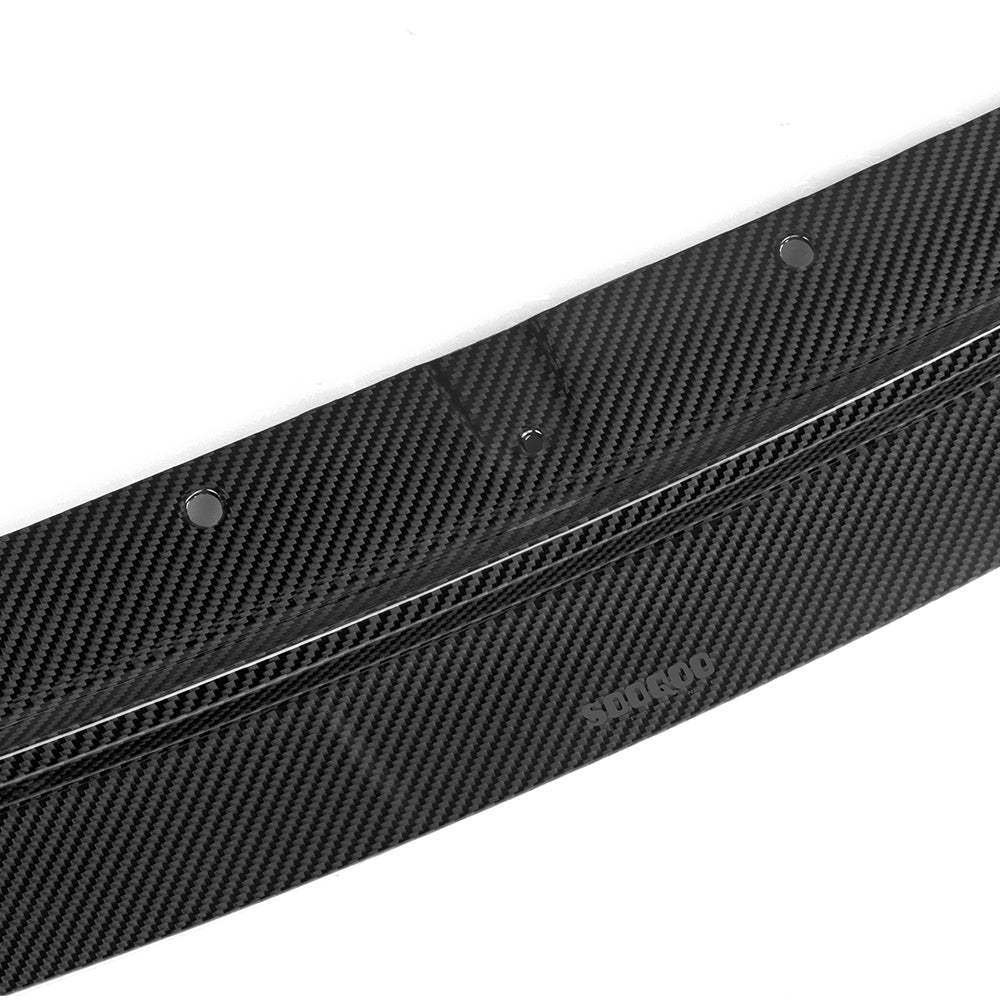 SOOQOO - BMW M2 G87 DRY CARBON FIBRE FRONT LIP V3 - Aero Carbon UK