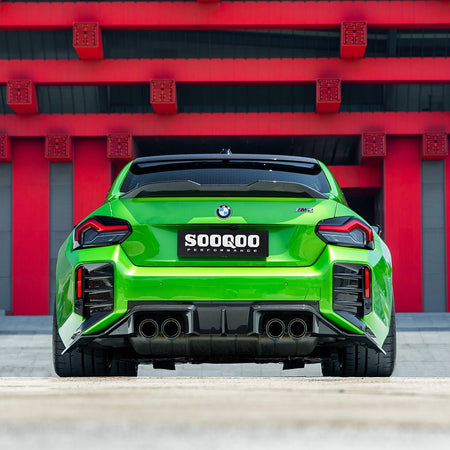 SOOQOO - BMW M2 G87 DRY CARBON FIBRE REAR DIFFUSER V2 - Aero Carbon UK