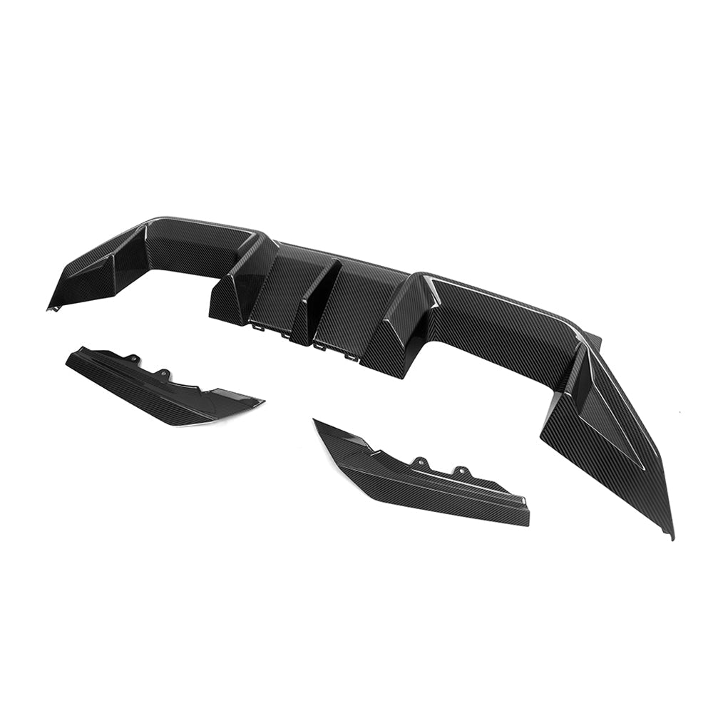 SOOQOO - BMW M2 G87 DRY CARBON FIBRE REAR DIFFUSER V2 - Aero Carbon UK