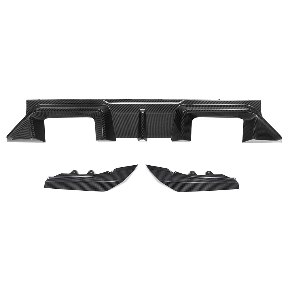 SOOQOO - BMW M2 G87 DRY CARBON FIBRE REAR DIFFUSER V2 - Aero Carbon UK