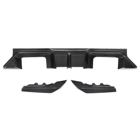 SOOQOO - BMW M2 G87 DRY CARBON FIBRE REAR DIFFUSER V2 - Aero Carbon UK