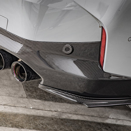 SOOQOO - BMW M240I G42 DRY CARBON FIBRE REAR SIDE WRAPS - Aero Carbon UK