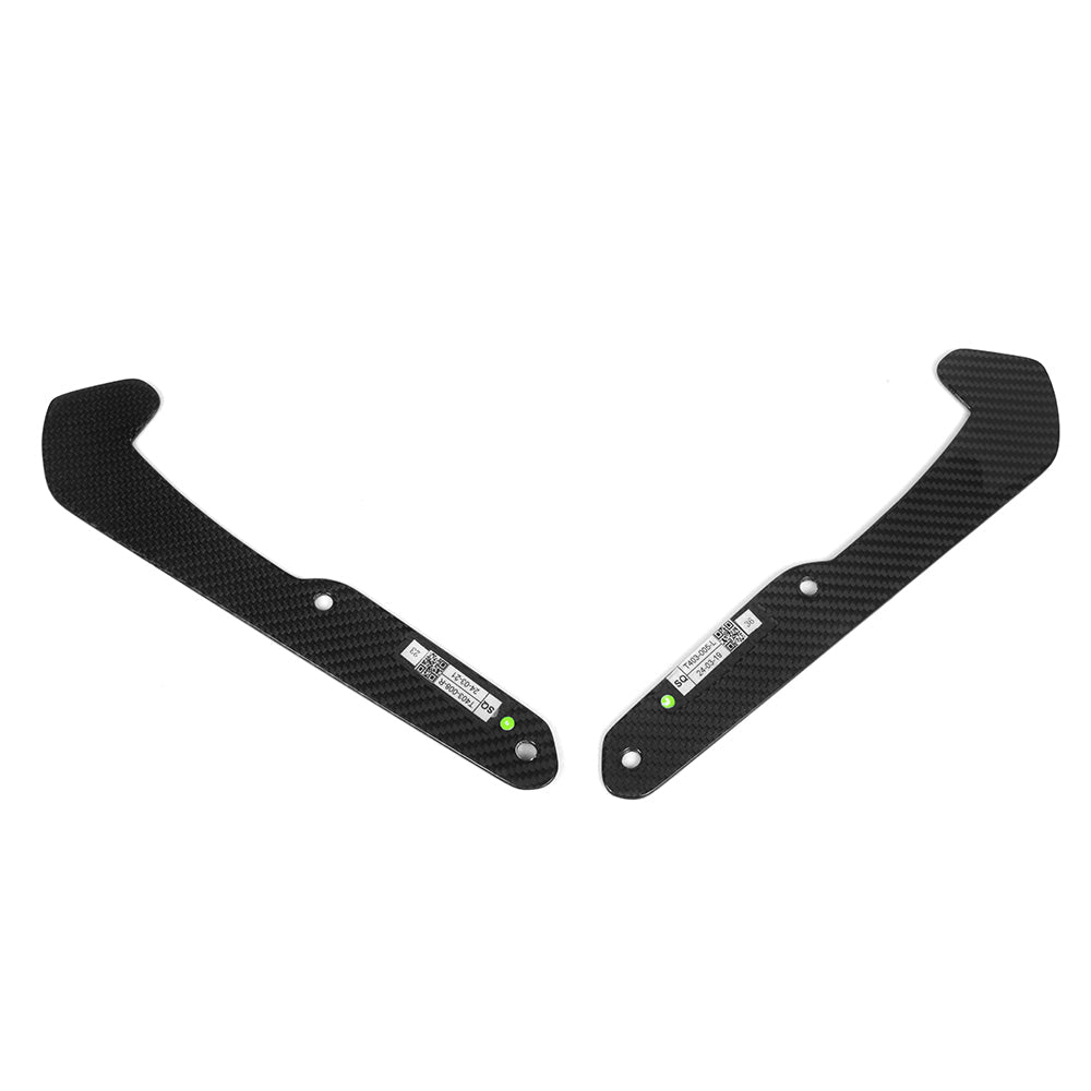 SOOQOO - BMW M3 G80 DRY CARBON FIBRE FRONT MUD FLAPS - Aero Carbon UK