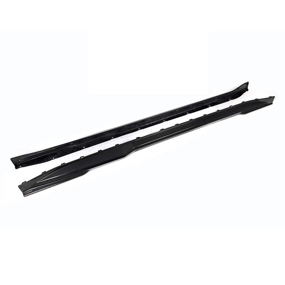 SOOQOO - BMW M3 G80 DRY CARBON FIBRE SIDE SKIRTS - Aero Carbon UK