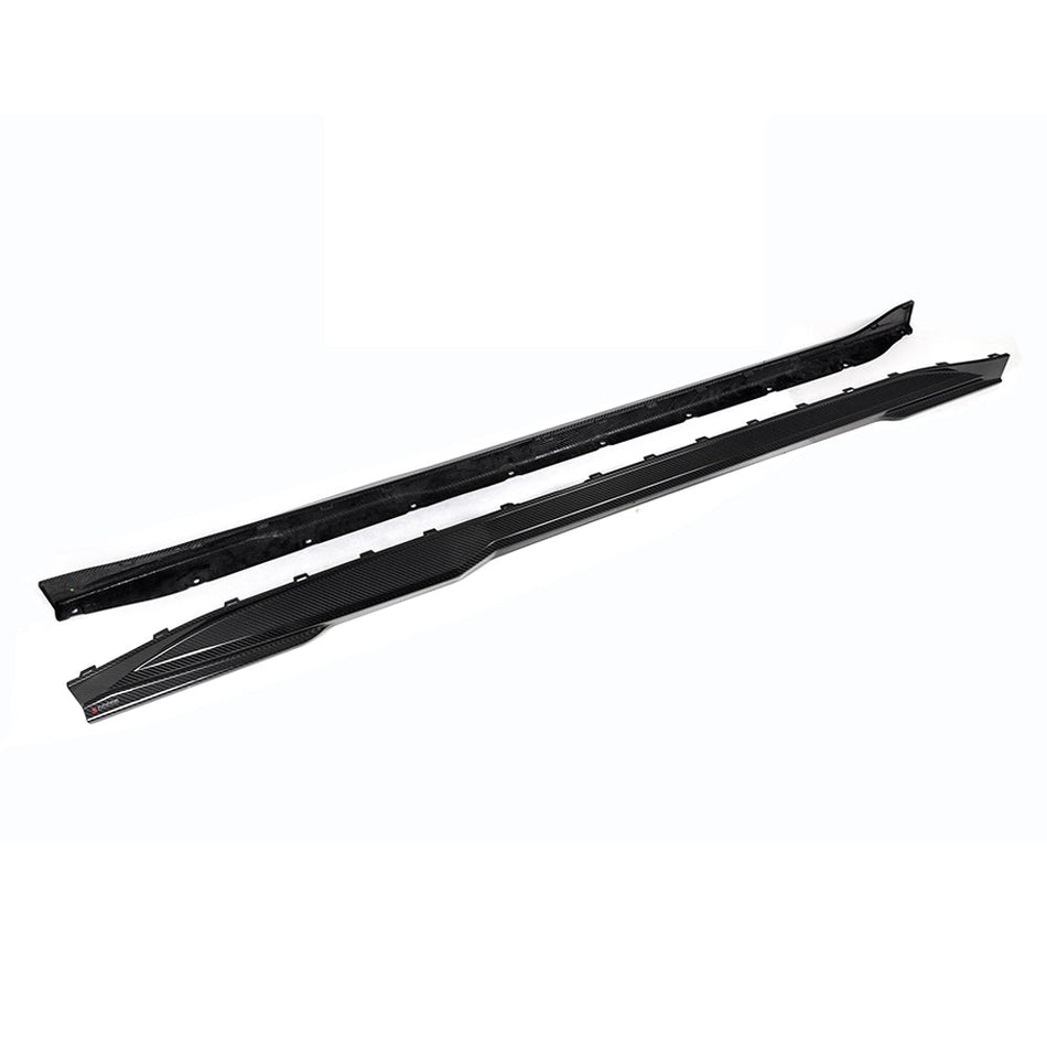 SOOQOO - BMW M3 G80 DRY CARBON FIBRE SIDE SKIRTS - Aero Carbon UK