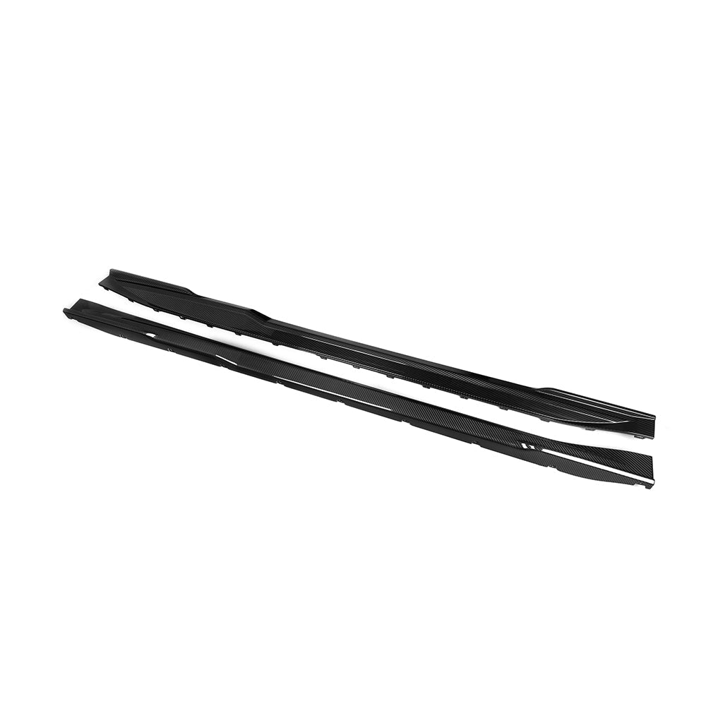 SOOQOO - BMW M3 G80 DRY CARBON FIBRE SIDE SKIRTS - Aero Carbon UK