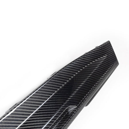SOOQOO - BMW M3 G80 G81 / M4 G82 G83 CARBON FIBRE DIFFUSER WITH BRAKE LIGHTS + REAR SPLITTERS - Aero Carbon UK