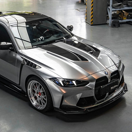 SOOQOO - BMW M3 G80 G81 / M4 G82 G83 V2 VENTED HOOD BONNET - PRIMER FINISH - Aero Carbon UK