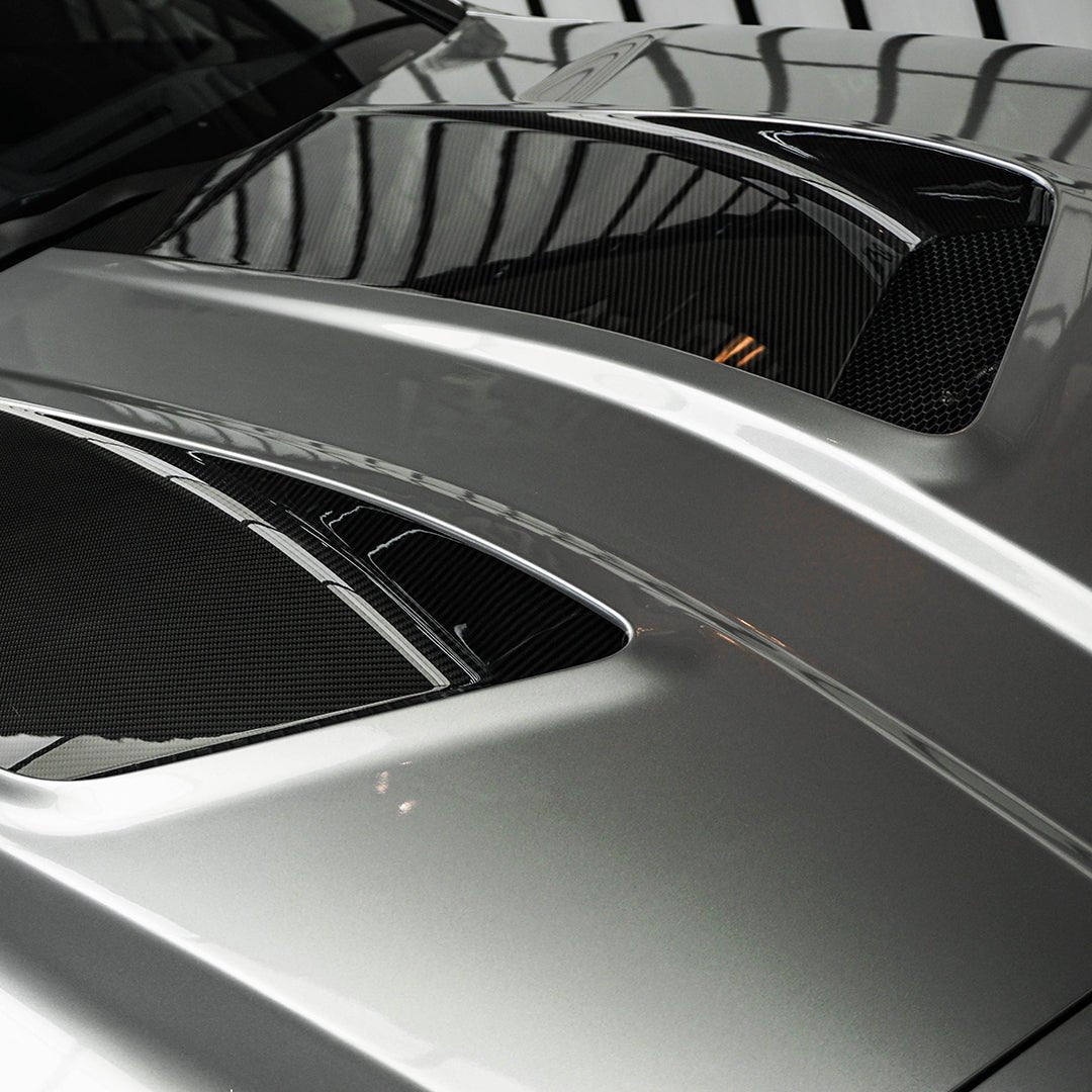 SOOQOO - BMW M3 G80 G81 / M4 G82 G83 V2 VENTED HOOD BONNET - PRIMER FINISH - Aero Carbon UK
