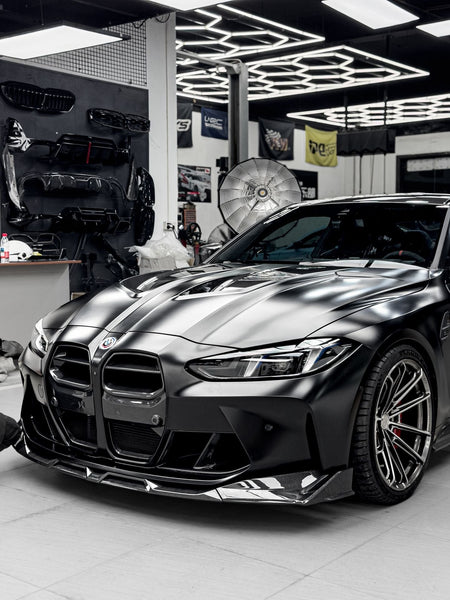 SOOQOO - BMW M3 G80 / M4 G82 DRY CARBON FIBER VENTED HOOD BONNET - Aero Carbon UK