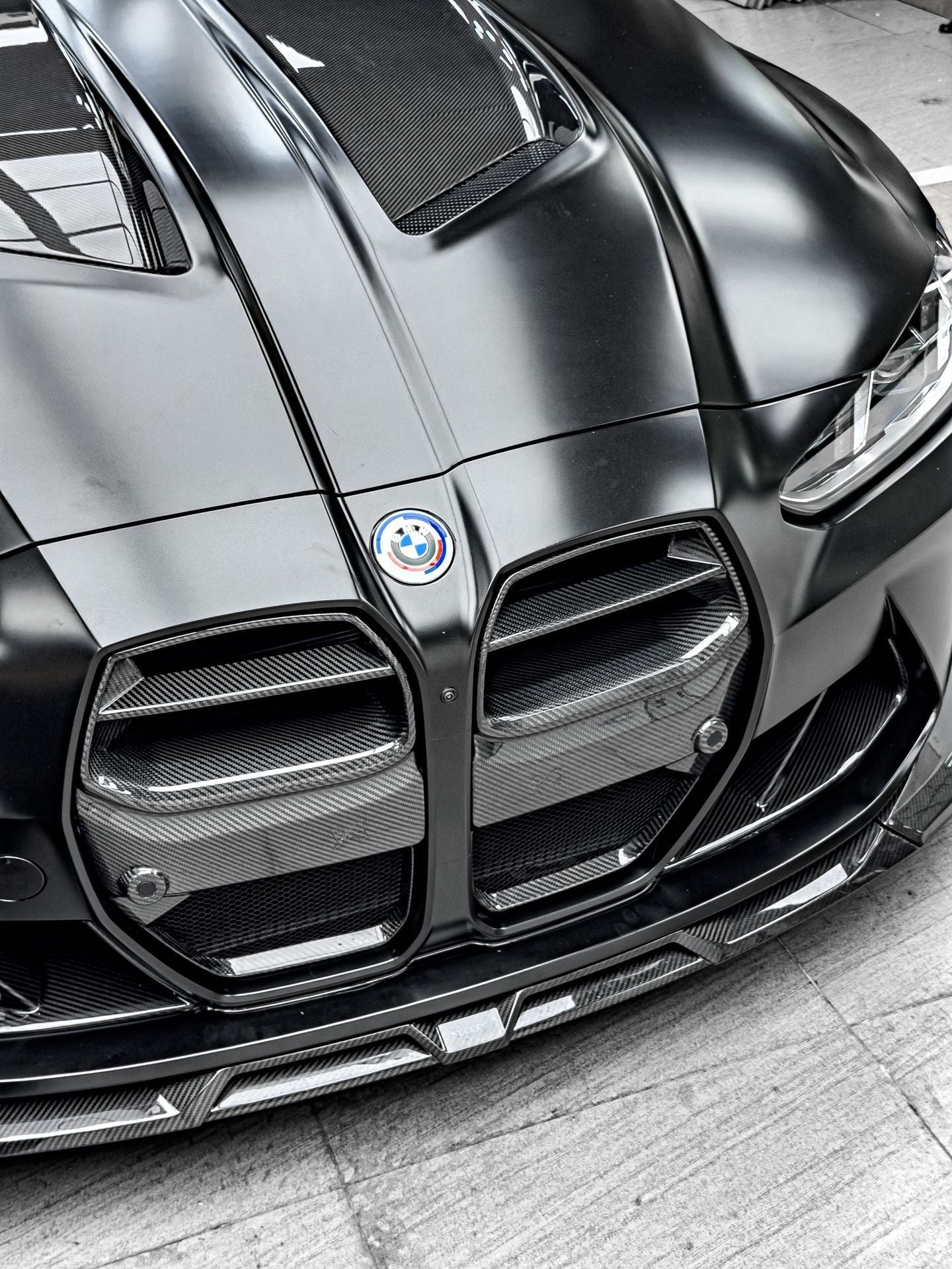 SOOQOO - BMW M3 G80 / M4 G82 DRY CARBON FIBER VENTED HOOD BONNET - Aero Carbon UK