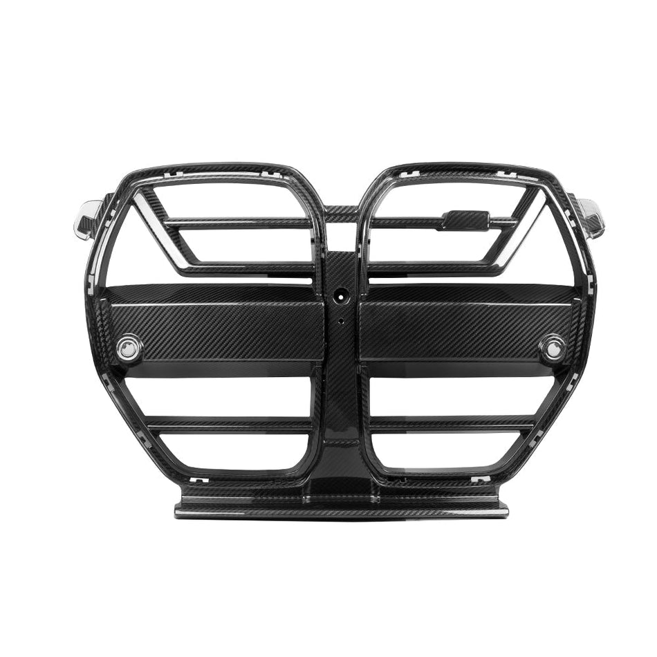 SOOQOO - BMW M3 G80 / M4 G82 DRY CARBON FIBRE FRONT GRILLE V1 - Aero Carbon UK