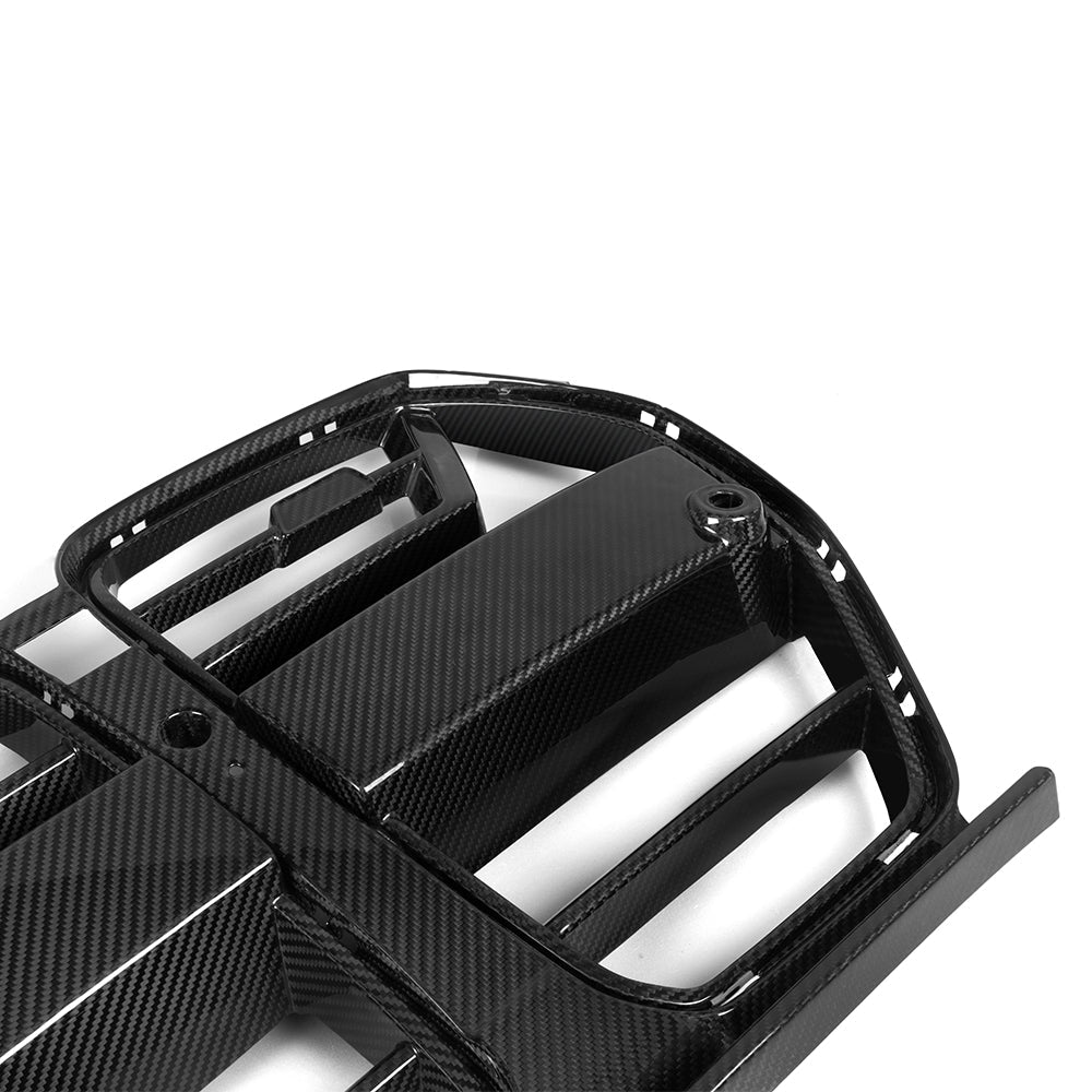 SOOQOO - BMW M3 G80 / M4 G82 DRY CARBON FIBRE FRONT GRILLE V1 - Aero Carbon UK