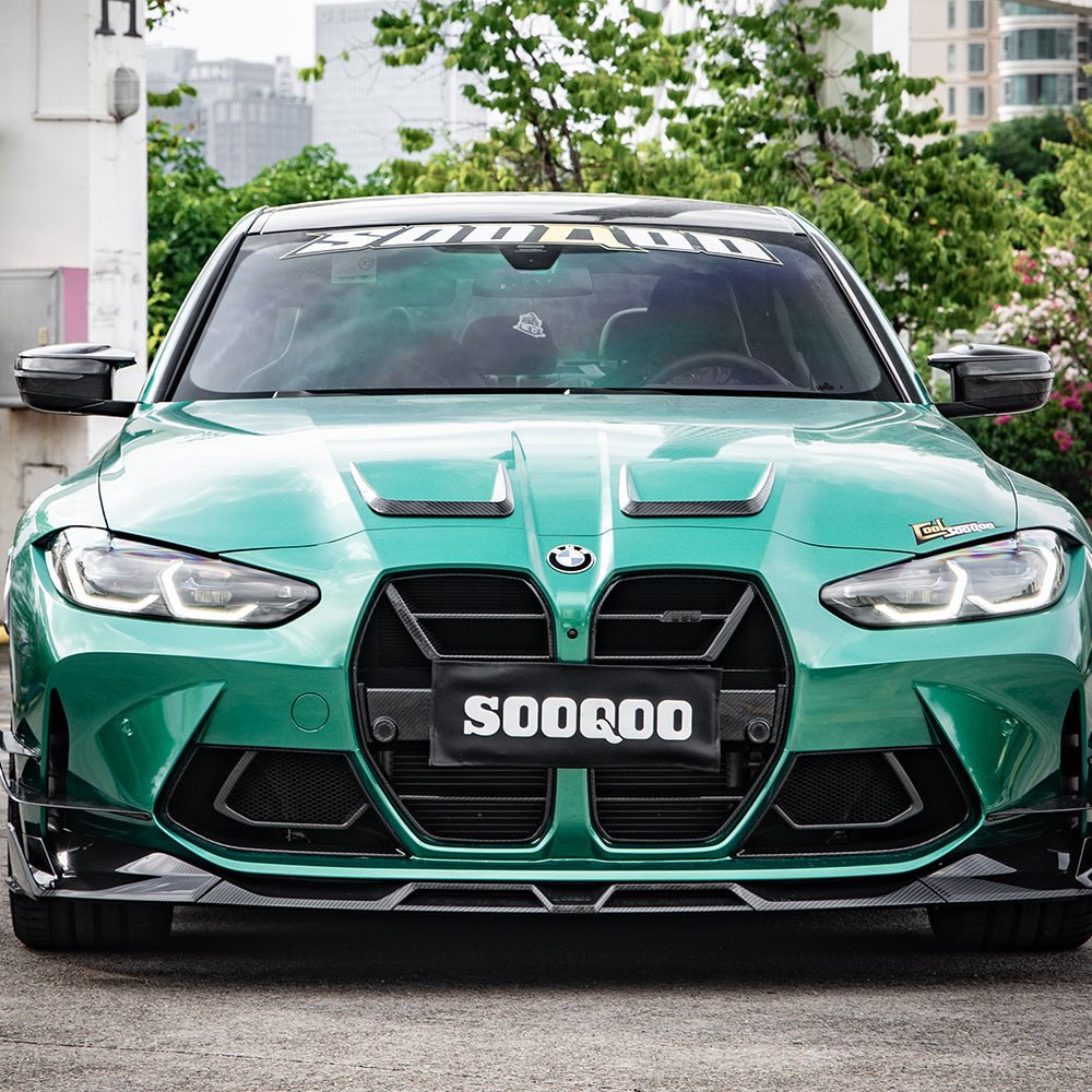 SOOQOO - BMW M3 G80 / M4 G82 DRY CARBON FIBRE FRONT GRILLE V1 - Aero Carbon UK