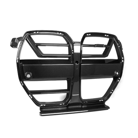 SOOQOO - BMW M3 G80 / M4 G82 DRY CARBON FIBRE FRONT GRILLE V1 W/ACC - Aero Carbon UK