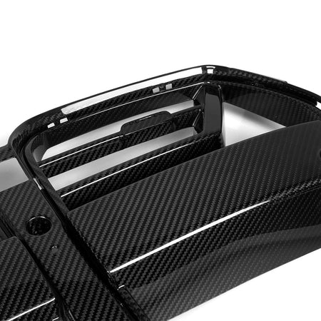 SOOQOO - BMW M3 G80 / M4 G82 DRY CARBON FIBRE FRONT GRILLE V1 W/ACC - Aero Carbon UK