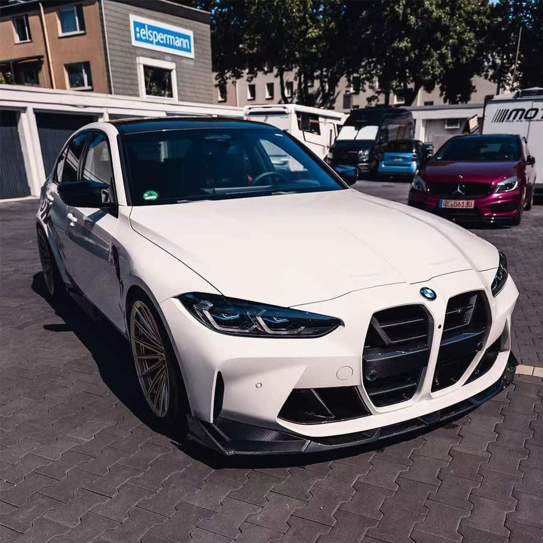 SOOQOO - BMW M3 G80 / M4 G82 DRY CARBON FIBRE FRONT GRILLE V1 W/ACC - Aero Carbon UK