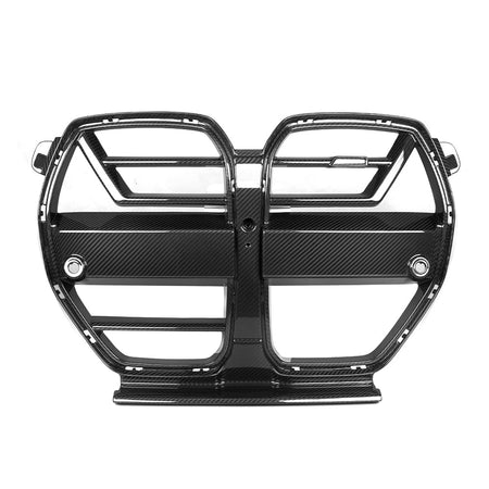 SOOQOO - BMW M3 G80 / M4 G82 DRY CARBON FIBRE FRONT GRILLE V1 W/ACC - Aero Carbon UK