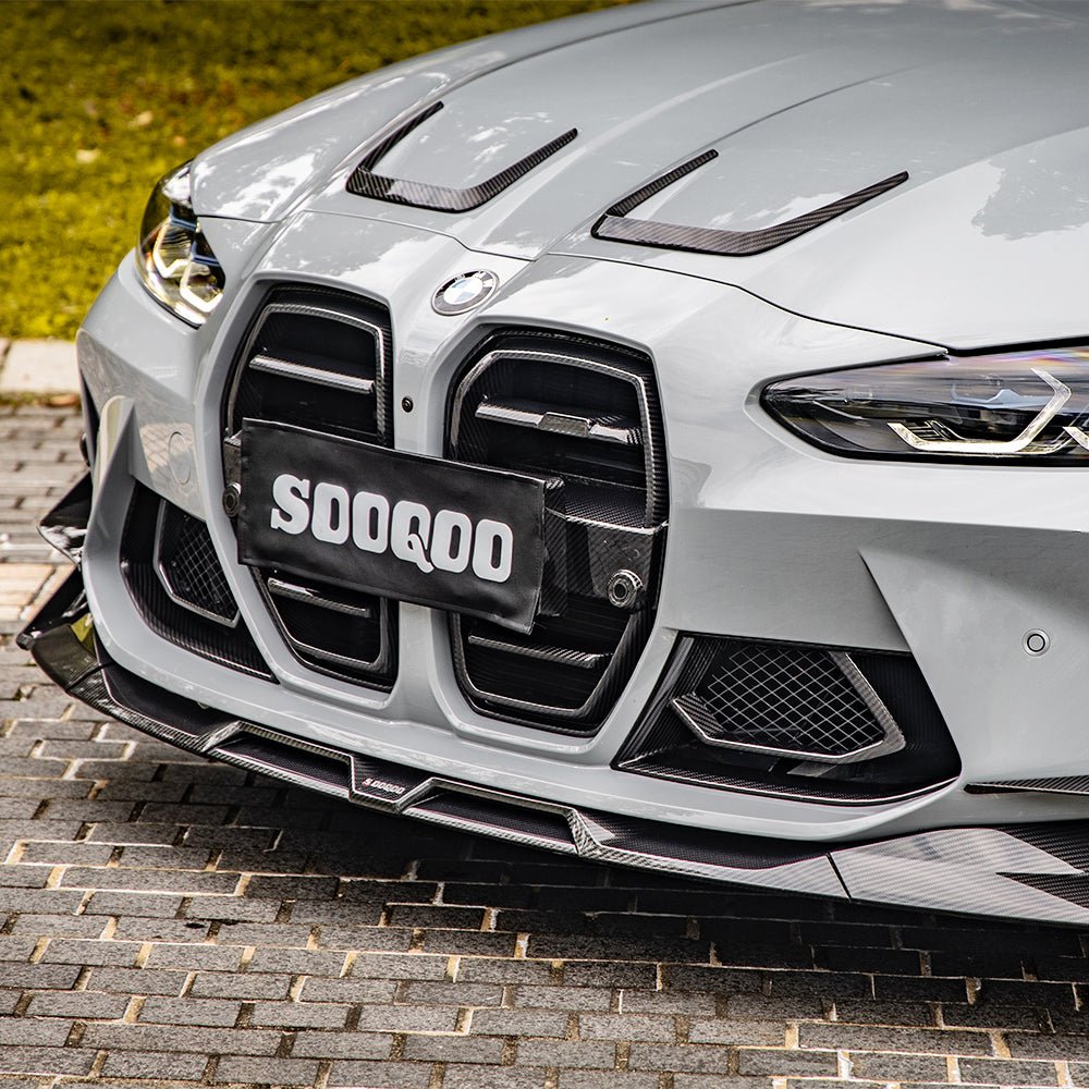 SOOQOO - BMW M3 G80 / M4 G82 DRY CARBON FIBRE FRONT GRILLE V2 - Aero Carbon UK