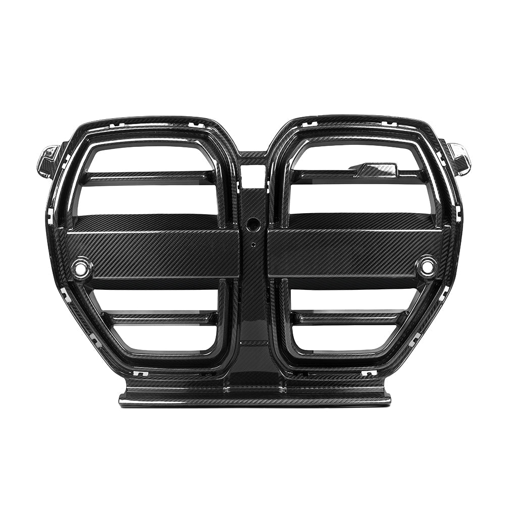 SOOQOO - BMW M3 G80 / M4 G82 DRY CARBON FIBRE FRONT GRILLE V2 - Aero Carbon UK