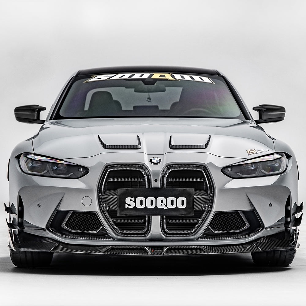 SOOQOO - BMW M3 G80 / M4 G82 DRY CARBON FIBRE FRONT GRILLE V2 - Aero Carbon UK