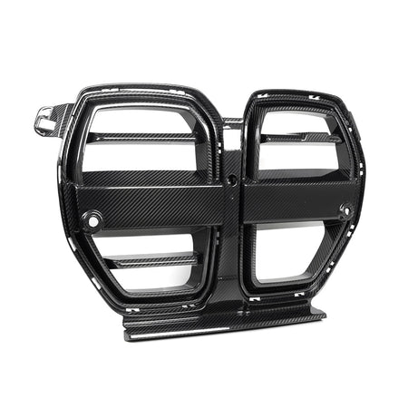 SOOQOO - BMW M3 G80 / M4 G82 DRY CARBON FIBRE FRONT GRILLE V2 W/ACC - Aero Carbon UK