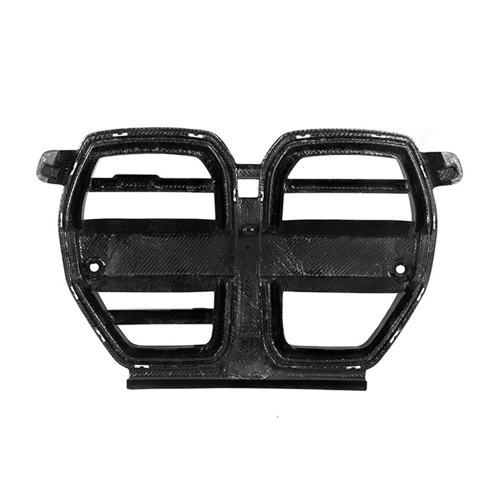 SOOQOO - BMW M3 G80 / M4 G82 DRY CARBON FIBRE FRONT GRILLE V2 W/ACC - Aero Carbon UK
