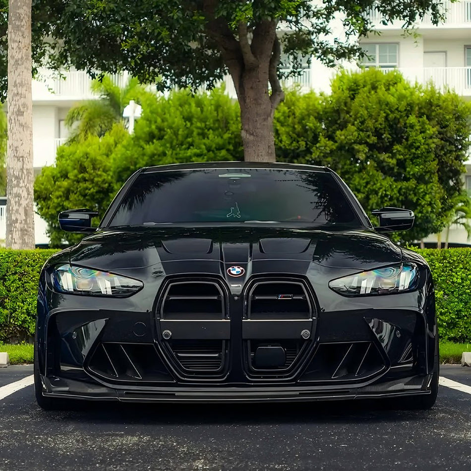SOOQOO - BMW M3 G80 / M4 G82 DRY CARBON FIBRE FRONT GRILLE V2 W/ACC - Aero Carbon UK