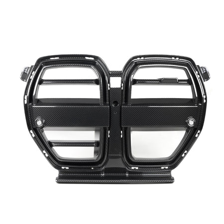 SOOQOO - BMW M3 G80 / M4 G82 DRY CARBON FIBRE FRONT GRILLE V2 W/ACC - Aero Carbon UK