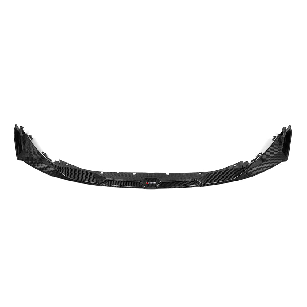 SOOQOO - BMW M3 G80 / M4 G82 DRY CARBON FIBRE FRONT LIP V1 - Aero Carbon UK