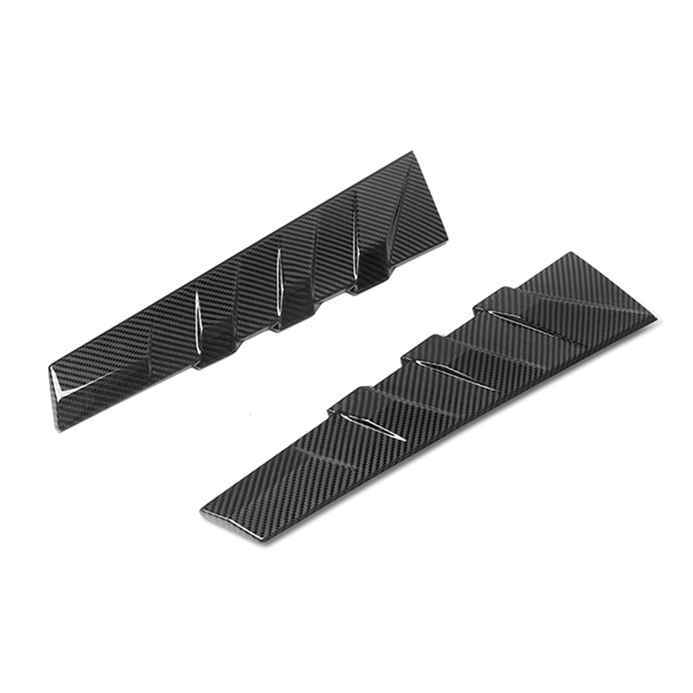 SOOQOO - BMW M3 G81 DRY CARBON FIBRE REAR WINDOW FINS - Aero Carbon UK