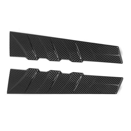 SOOQOO - BMW M3 G81 DRY CARBON FIBRE REAR WINDOW FINS - Aero Carbon UK