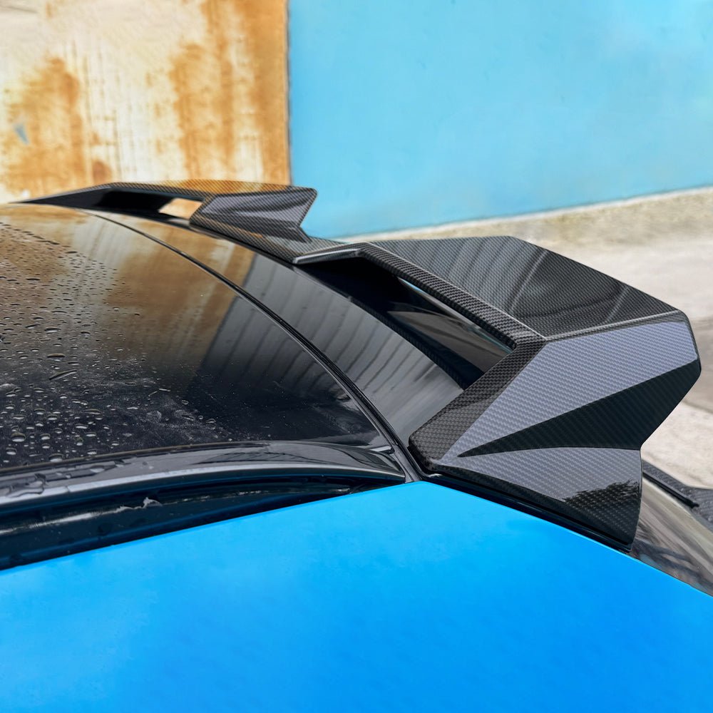 SOOQOO - BMW M3 G81 DRY CARBON FIBRE TOP SPOILER V2 - Aero Carbon UK