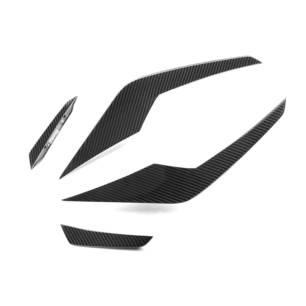 SOOQOO - BMW M5 G90 DRY CARBON FIBER FRONT CANARDS - Aero Carbon UK