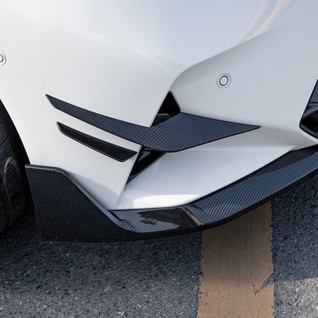 SOOQOO - BMW M5 G90 DRY CARBON FIBER FRONT CANARDS - Aero Carbon UK