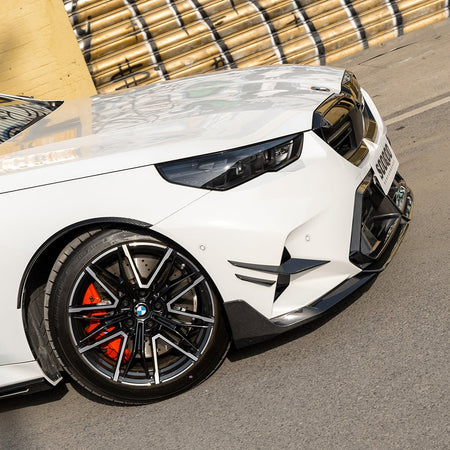 SOOQOO - BMW M5 G90 DRY CARBON FIBER FRONT CANARDS - Aero Carbon UK