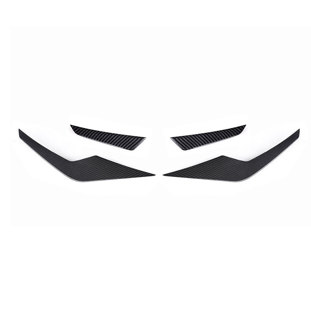 SOOQOO - BMW M5 G90 DRY CARBON FIBER FRONT CANARDS - Aero Carbon UK