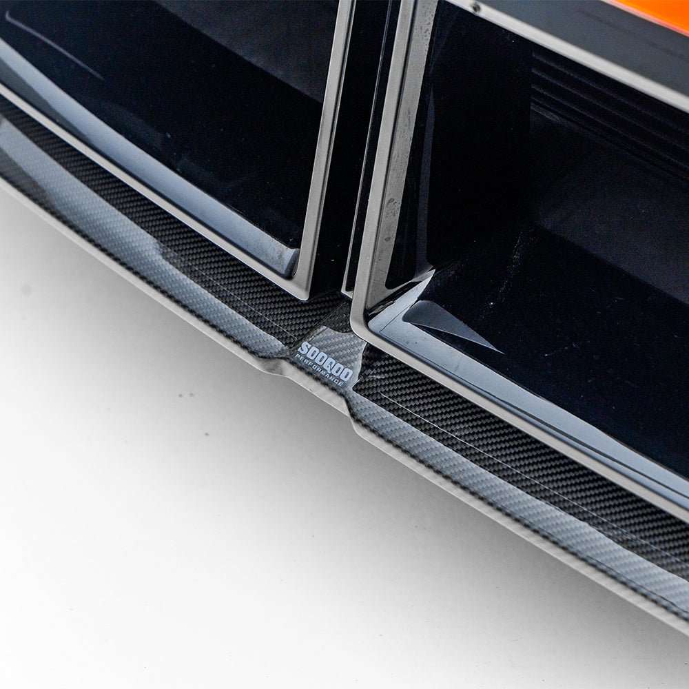SOOQOO - BMW M5 G90 DRY CARBON FIBER FRONT LIP - Aero Carbon UK