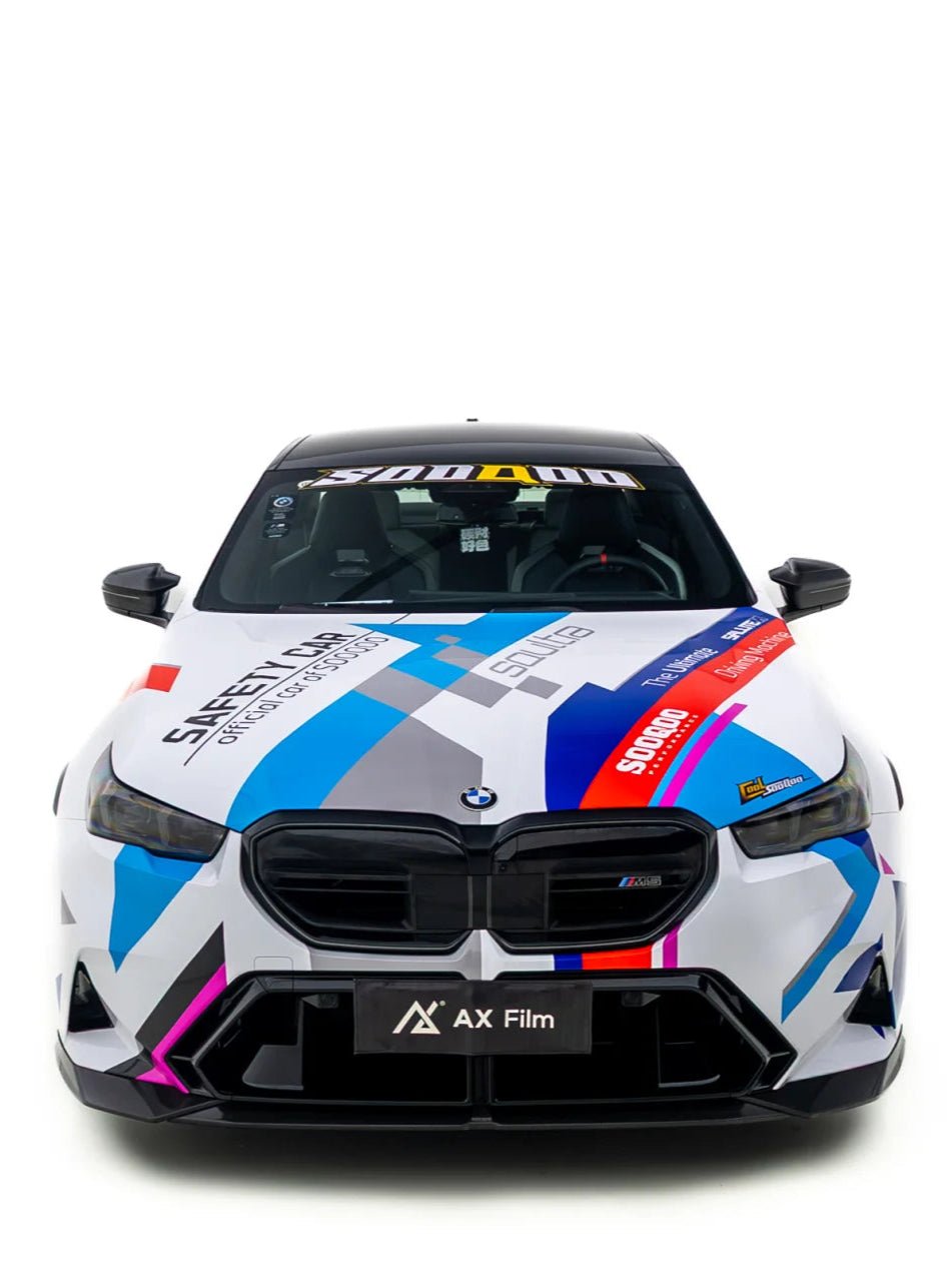 SOOQOO - BMW M5 G90 DRY CARBON FIBER FRONT LIP - Aero Carbon UK