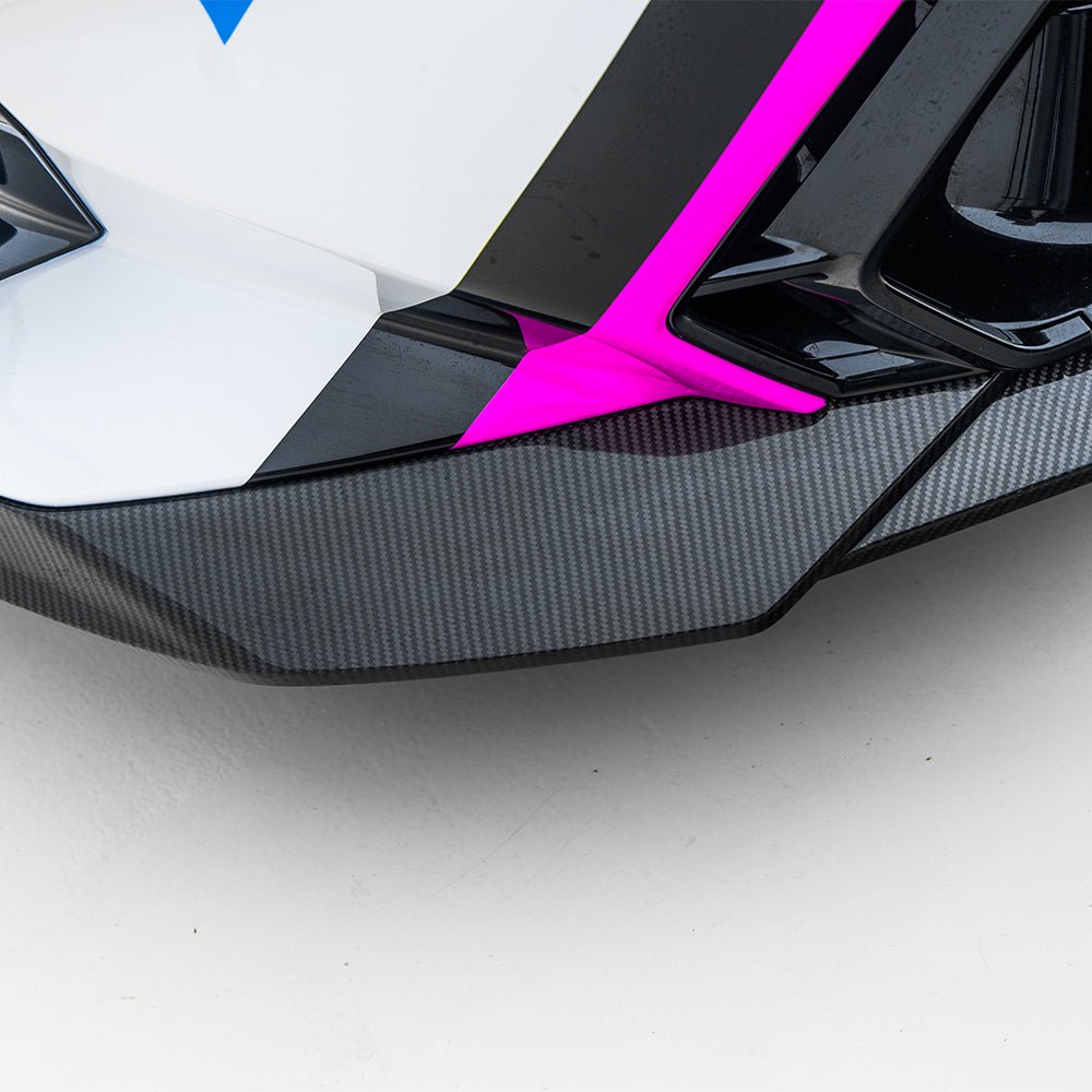 SOOQOO - BMW M5 G90 DRY CARBON FIBER FRONT LIP - Aero Carbon UK