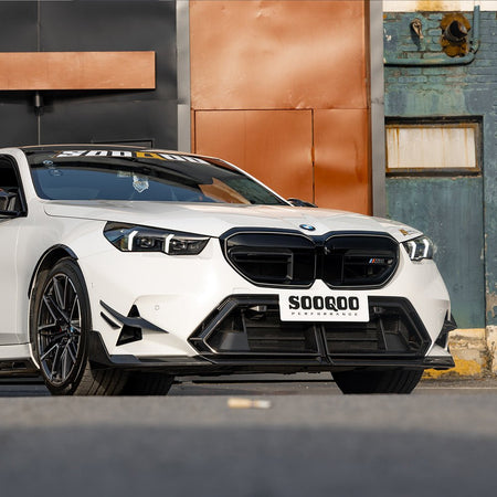 SOOQOO - BMW M5 G90 DRY CARBON FIBER FRONT LOWER GRILLE - Aero Carbon UK