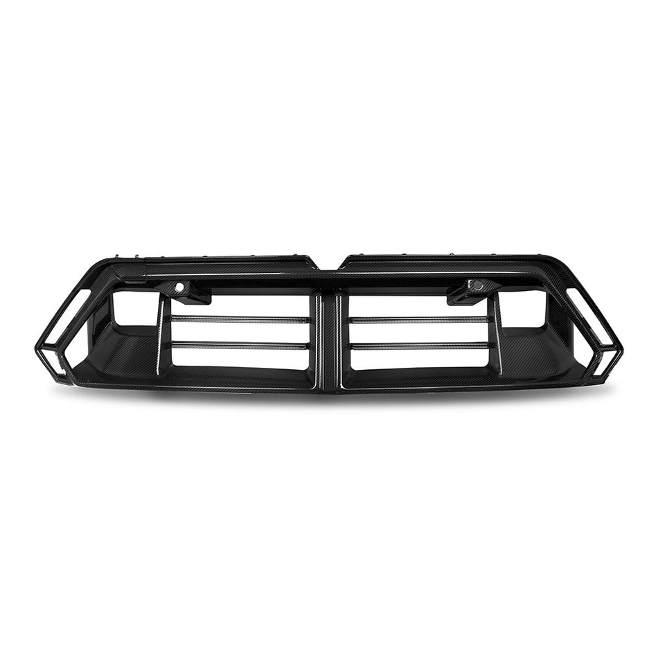SOOQOO - BMW M5 G90 DRY CARBON FIBER FRONT LOWER GRILLE - Aero Carbon UK