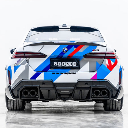 SOOQOO - BMW M5 G90 DRY CARBON FIBER REAR DIFFUSER - Aero Carbon UK