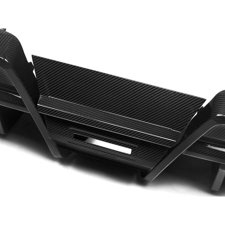 SOOQOO - BMW M5 G90 DRY CARBON FIBER REAR DIFFUSER - Aero Carbon UK