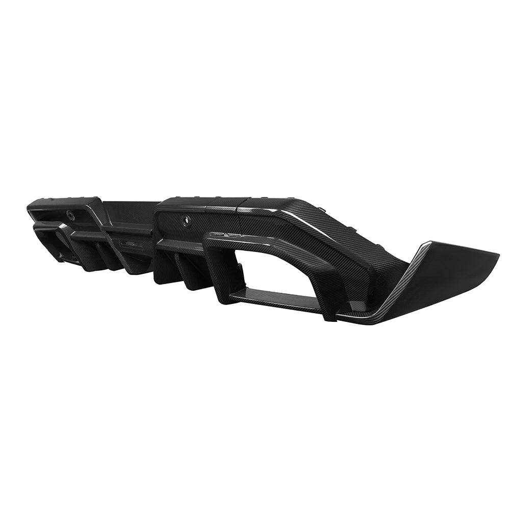 SOOQOO - BMW M5 G90 DRY CARBON FIBER REAR DIFFUSER - Aero Carbon UK