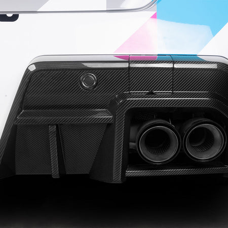 SOOQOO - BMW M5 G90 DRY CARBON FIBER REAR DIFFUSER MP STYLE - Aero Carbon UK