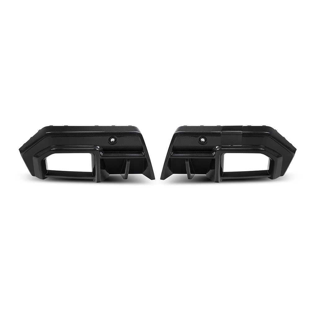 SOOQOO - BMW M5 G90 DRY CARBON FIBER REAR DIFFUSER MP STYLE - Aero Carbon UK